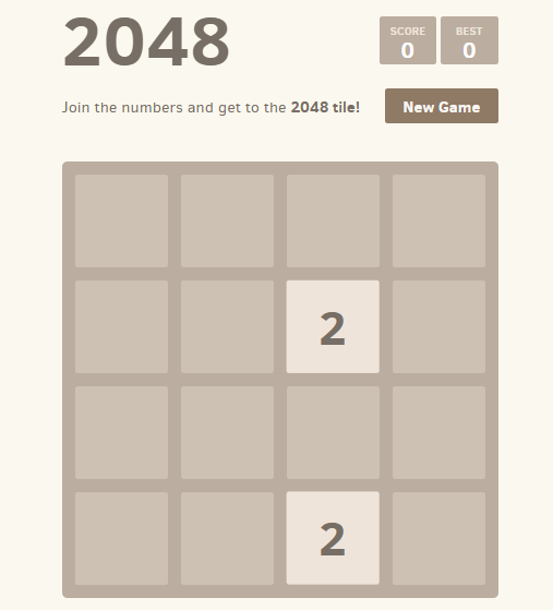 2048 game